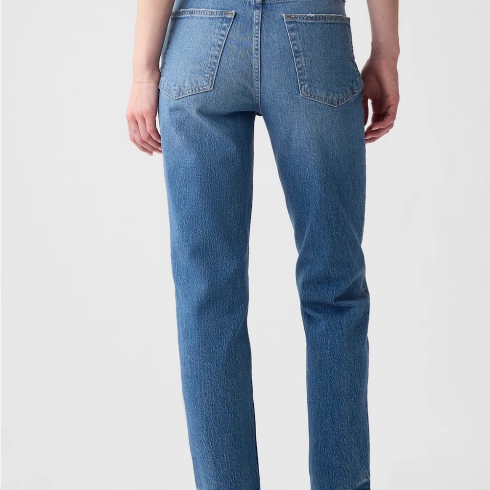 High Rise Cheeky Straight Jeans - Picture 4 of 8